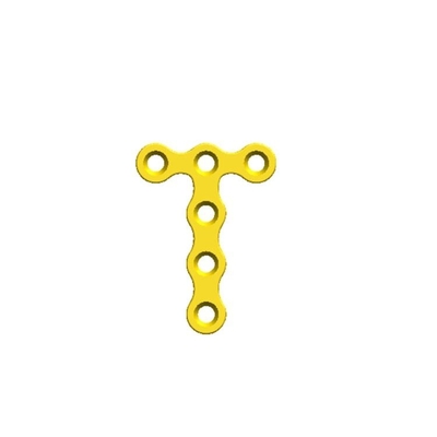 Orthopedische het Beenimplant van de Titanium Maxillofacial 2.0mm Plaat L-vormige Maxillofacial Plaat