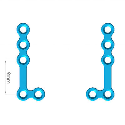 Type II 1.5mm de L-vormige Maxillofacial Plaat van Ce