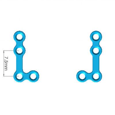 Type II 1.5mm de L-vormige Maxillofacial Plaat van Ce