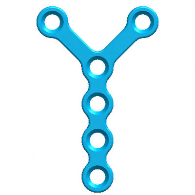 De Orthopedie 1.5mm Y Gestalte gegeven Maxillofacial Plaattype III van de sluitenschroef