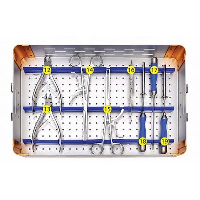 Van de de Chirurgie Latere Laminaire Plaat van het stekelbeen Ruggegraats het Instrumentenreeks