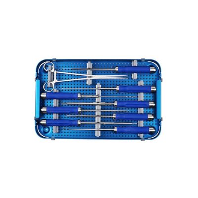Het voorafgaande Cervicale RuggegraatsdieInstrument van het Plaatsysteem voor Stekelchirurgie wordt geplaatst