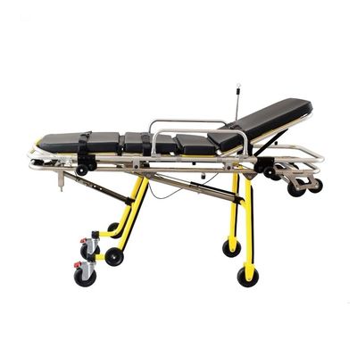 Het Karretje van de ziekenwagen Vouwende Brancard met de Kliniekenapparaten van de Wielennoodsituatie