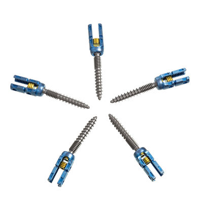 Titanium 5.5mm het Dubbele Ingepaste Pedicle-Apparaat van de de Stekelbevestiging van het Schroeventussenvoegsel