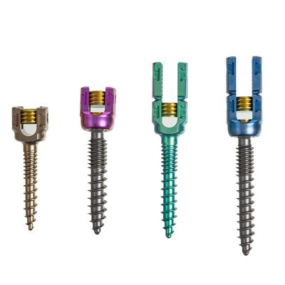 Titanium 5.5mm het Dubbele Ingepaste Pedicle-Apparaat van de de Stekelbevestiging van het Schroeventussenvoegsel