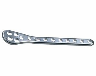 Tibial Gebogen Brede Chirurgische Instrumenten van de Titaniumlcp Plaat