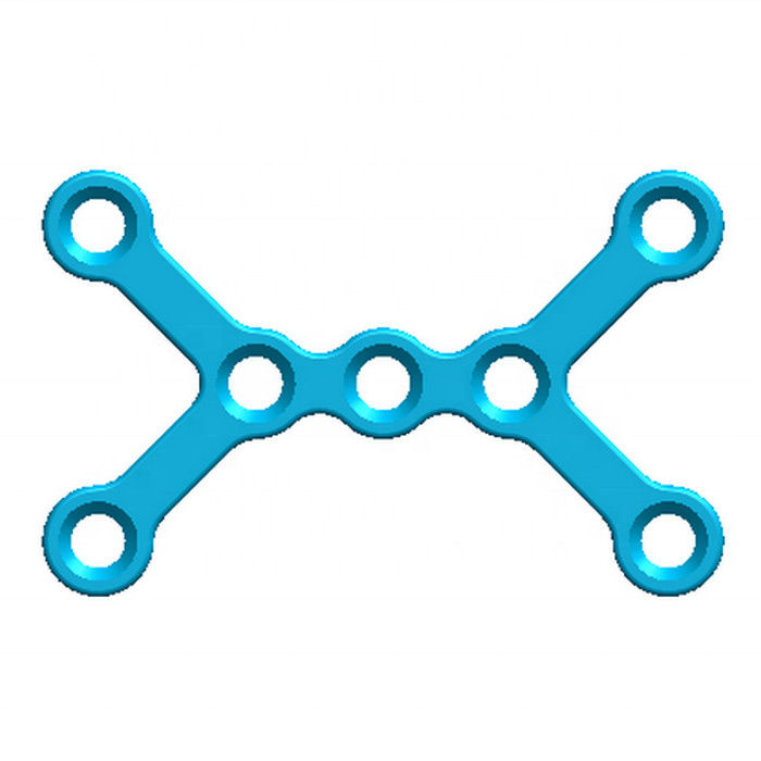 1.5mm Ce X Gestalte gegeven Maxillofacial Plaattype II Orthopedische Platen en Schroeven